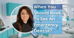 When should you book to see an emergency dentist in Bedford